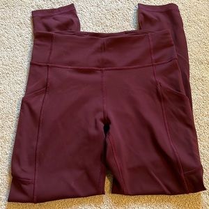 Lululemon 25in invigorates leggings in cassis Size 6